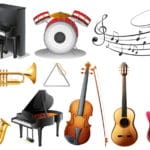Instrumentos musicais e aparelhos de som